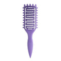 Skiennix Curl Defining Brush - Vented Detangling Tool for Curly Hair | Lightweight & Ergonomic Design (Purple)
