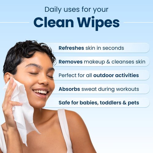 Clean Skin Club XL Premium Face Wipes - Extra Moist Makeup Removing Towelettes | Fragrance-Free, 30 Count