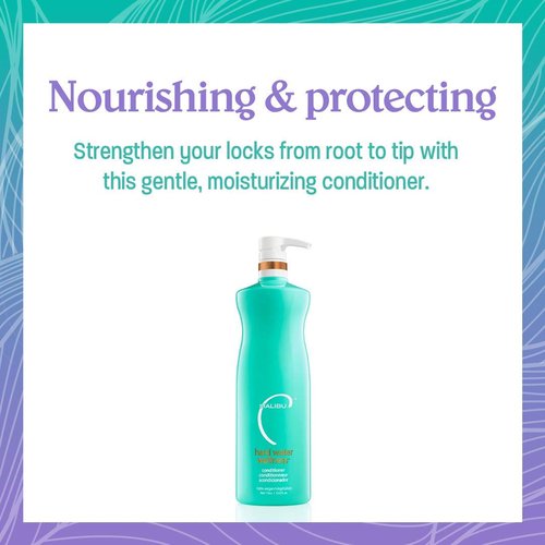 Malibu C Hydrate Color Wellness Duo | Hydrating Shampoo & Conditioner Set for Color-Treated Hair - Vegan & Sulfate-Free