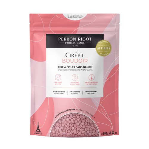 Cirepil - Boudoir - 800g / 28.22 oz Hard Wax Beads Bag - Hypoallergenic, Allergen-Free & Rosin-Free for Sensitive Skin - Professional Stripless Hair Removal for Face & Body - Low Temp Refill Bag