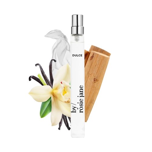 By Rosie Jane Travel Perfume Spray - Dulce Clean Women's Perfume | Non-Toxic Body Mist with Vanilla & Brown Sugar (10ml)
