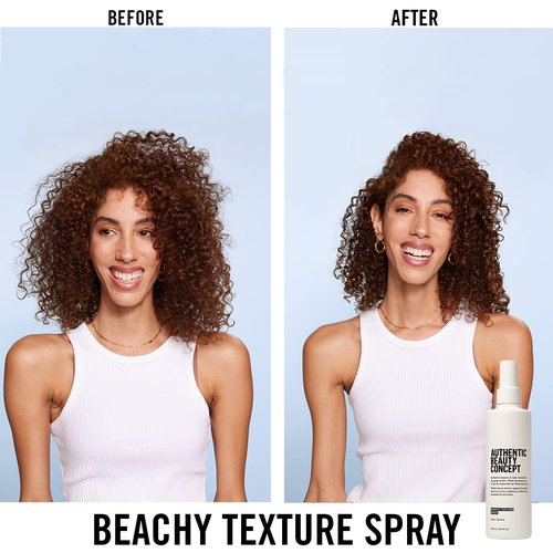 Authentic Beauty Concept Beachy Texture Spray - Texturizing Styling Spray for Soft Beach Waves | 8.4 fl. oz | Vegan & Cruelty-Free