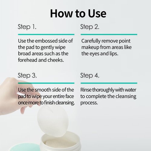 faircell Ultra Soft Cleansing Pads for Face Gentle Exfoliating Dual Texture Cotton Pads for Sensitive Skin with Vitamin C Lotus Extract Daily Makeup Remover Cotton Rounds
