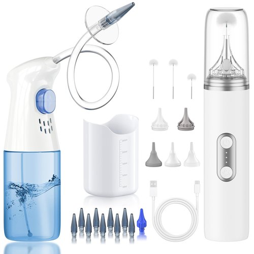 Ear Dryer - Rechargeable Ear Water Remover - Manual Ear Irrigation Flushing System