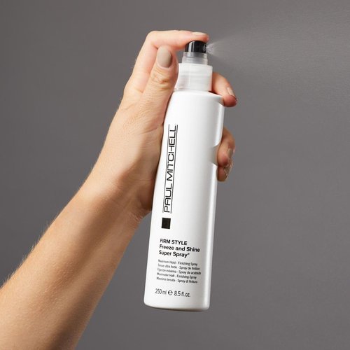 Paul Mitchell Freeze and Shine Super Hairspray - Maximum Hold & Shiny Finish for Coarse Hair