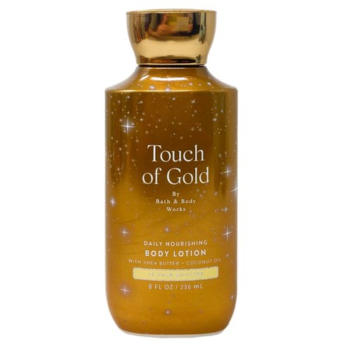 Bath & Body Works Touch of Gold Body Wash & Lotion Duo Set with Natural Oats Soap - Full Size