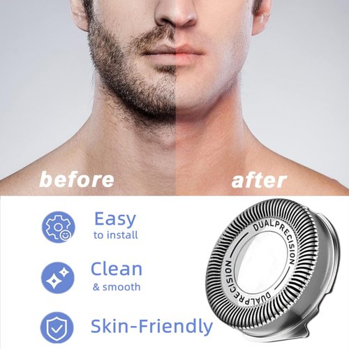 Aquatec HQ8 Replacement Shaver Heads - Compatible with Philips Norelco PT720, AT880, AT810 | 3-Pack