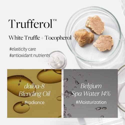 d'alba Piedmont White Truffle Return Oil Cream Cleanser, Vegan Skincare, Easy One Step Cleanser for Sebum & Makeup Removal, Hydrating Cleanser, for Sensitive Skin, Korean Skin Care