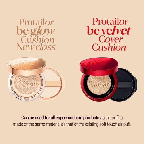 Espoir Be Velvet Air Puff 5ea - Flawless Makeup Sponge Applicator for Liquid Foundation & Powder