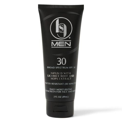 Black Girl Sunscreen Men's SPF 30 Sunscreen for Face & Body - Moisturizing Skin Protection for Men, Clear Sunscreen Lotion, Travel Size, No White Cast for Melanin Rich Skin, Infused with Hops- 3 fl oz