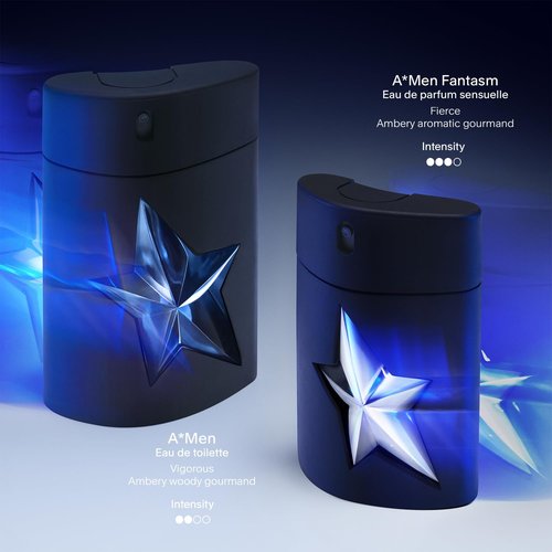 Mugler A*Men Eau de Toilette | Woody & Ambery Men's Cologne with Patchouli & Coffee Extract
