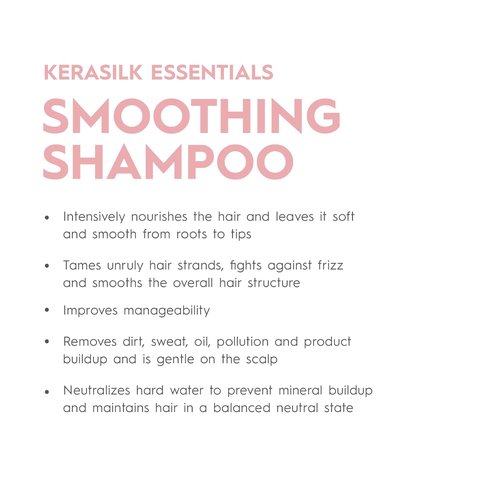 KERASILK Smoothing Shampoo - Frizz Control & Moisture Balance | 8.5 Fl Oz