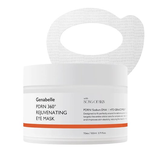 Genabelle PDRN 360° Rejuvenating Eye Mask - Hydrating Eye Patches for Dark Circles & Puffiness - 3.38 fl oz