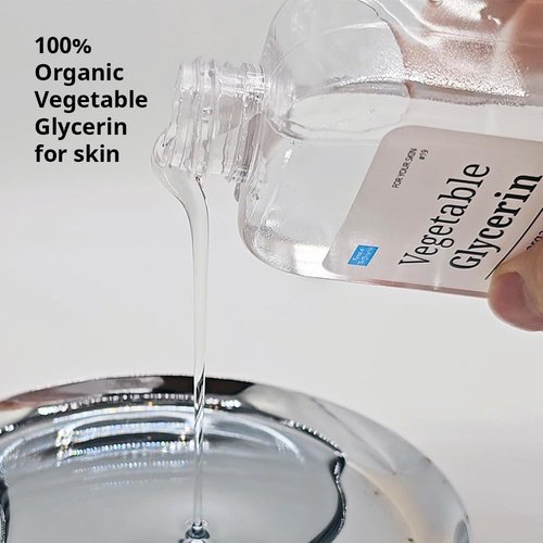 FOREST OF THE BORGES'S Vegetable Glycerin, 10 oz. (300g) organic, glycerine, moisturizer, for skin, scalp, DIY cosmetics, glycerin for skin, glicerina para la piel, organic vegetable glycerin
