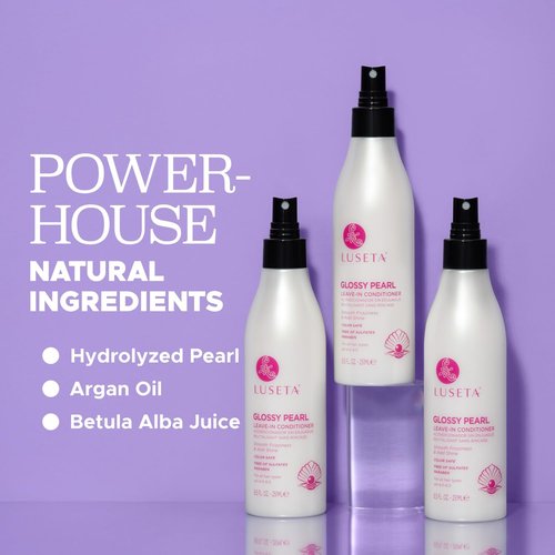 Luseta Glossy Pearl Leave-In Conditioner - Moisturizes & Hydrates Hair, Adds Shine | 8.5oz