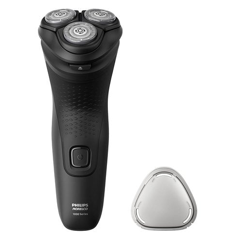 Philips Norelco Shaver 1100 Series - Dry Electric Shaver with 27 ComfortCut Blades | 4D Floating Heads, Deep Black
