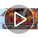 Large 24 Inch Autumn Fall Wreath for Front Door with Pumpkins and Leaves
