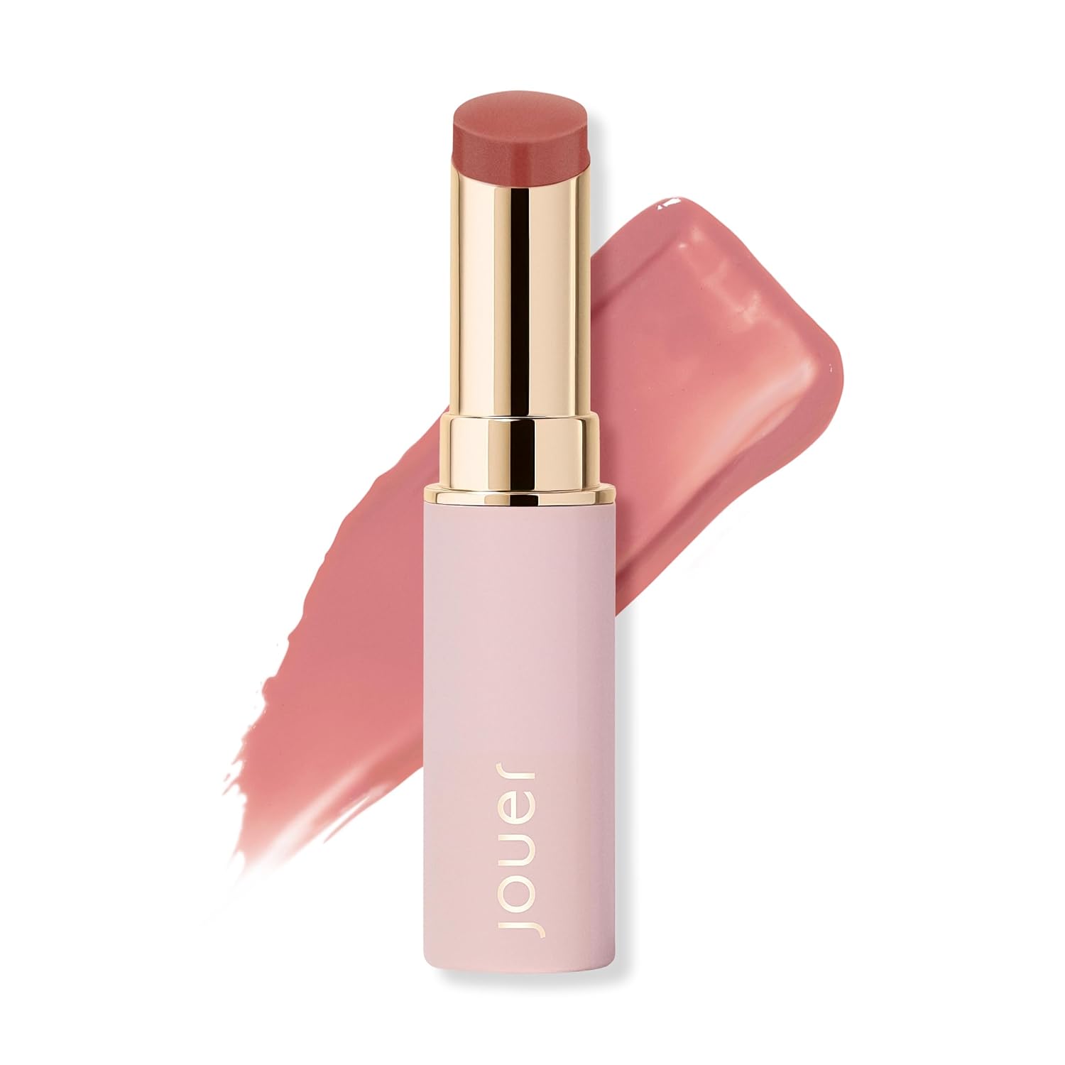 Jouer Essential Lip Enhancer - Tinted Moisturizing Lip Balm with Jojoba Oil - Plump & Nourish, Bare Rose