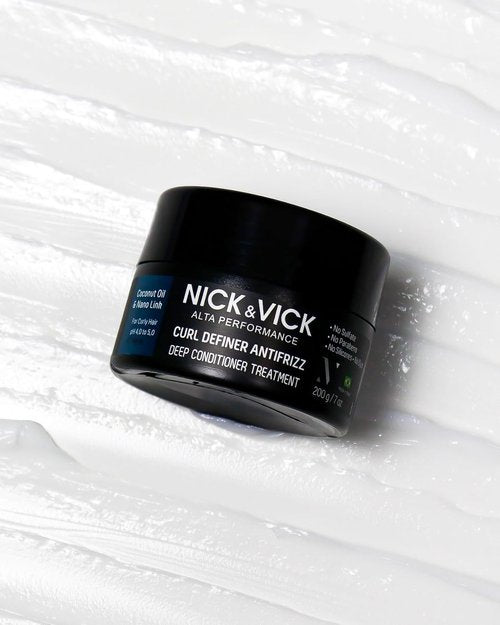 Nick Vick Curl Definer - Anti-Frizz Deep Conditioner | Sulfate, Paraben & Silicone Free, 12 oz