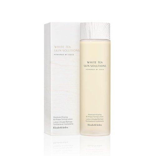 Elizabeth Arden White Tea Toning Lotion - Hydrating Bi-Phase Face Toner, Alcohol-Free & Vegan, 6.76 fl oz