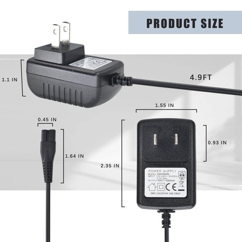 BaByliss PRO Replacement Charger - 4.5V Power Adapter for FX870, FX788, FX787, FXSSM, FX820, FX726, FX825 Clippers