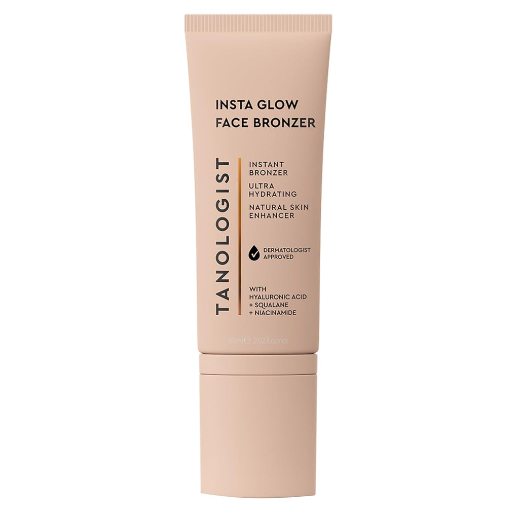 Tanologist Insta Glow Face Bronzer - Illuminating Cream for Instant Radiance | Lightweight & Vegan, 2.02 fl. oz/60 ml