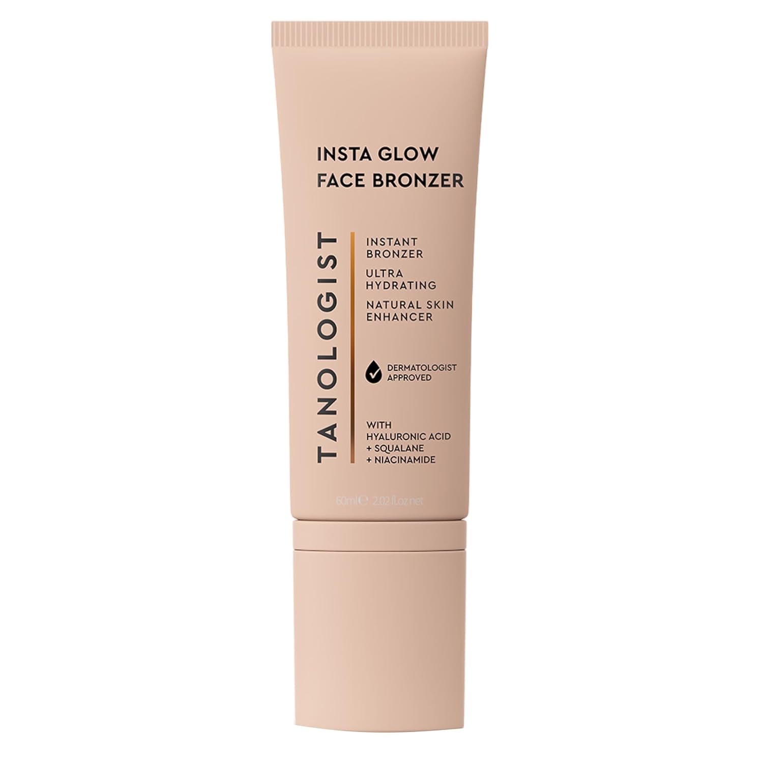 Tanologist Insta Glow Face Bronzer - Illuminating Cream for Instant Radiance | Lightweight & Vegan, 2.02 fl. oz/60 ml