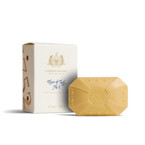 Caswell-Massey Elixir of Love Natural Bar Soap - Moisturizing Essential Oil Body Soap for All Skin Types | 3.5 oz