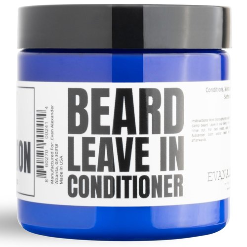Evan Alexander Fine Grooming Hydration Beard Leave-In Conditioner - 4 oz | Hydrates, Softens, Tames Frizz