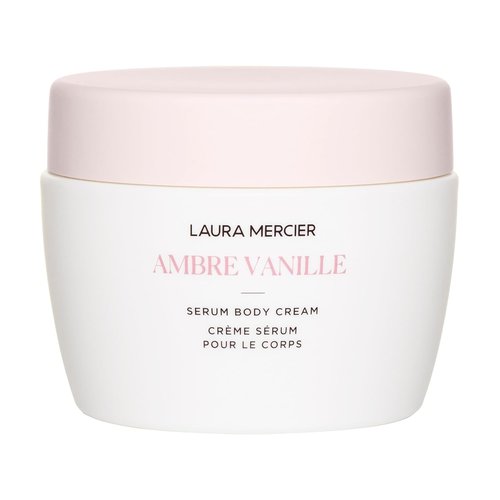 Laura Mercier Serum Body Cream, Moisturizing Serum-Infused, 48HR Hydration, Improves Skin Barrier, Soothes Dry Skin, Shea Butter and Squalane Intensely Nourishes, Ambre Vanille