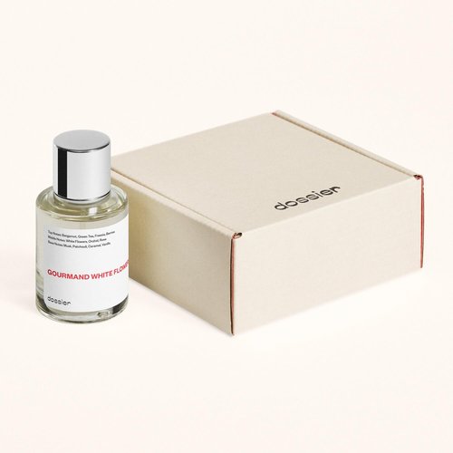 Dossier Gourmand White Flowers Eau de Parfum | Inspired by Viktor&Rolf Flowerbomb | Vegan & Paraben-Free | 1.7 Fl Oz (50ml)
