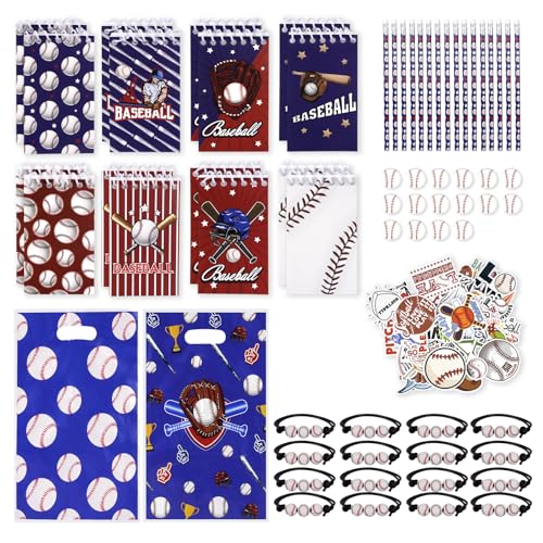 134Pcs Baseball Party Favors Set for Birthdays & Events