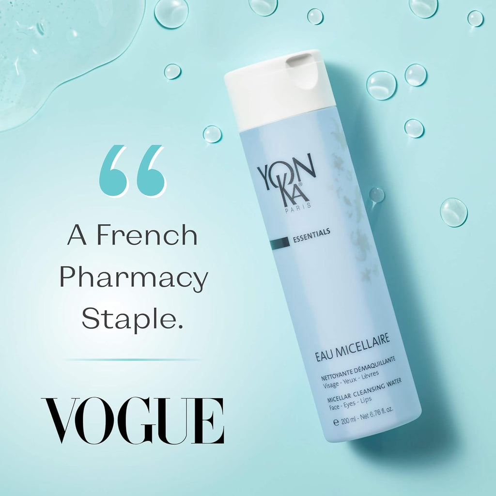 Yon-Ka Micellar Water - Gentle Makeup Remover & Face Wash for Hydration | Paraben-Free