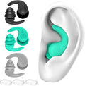 Skiennix Swimming Ear Plugs - Waterproof Reusable Silicone for Adults & Teens | 3 Pairs for Surfing, Snorkeling & Showering