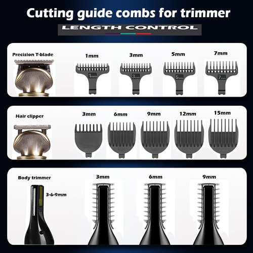 Beard Trimmer for Men,Cordless Hair Clipper,Electric Razor Shavers for Men,All in One Waterproof Mens Grooming Kit for Head Mustache Face Nose Ear Body Hair, with Storage Bag and Stand Holder,Gifts