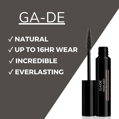 GA-DE Highlash Mascara - Lengthening & Lifting Formula for Volume - Intense Black - 0.27 oz