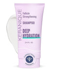 Keranique Deep Hydration Shampoo - Stimulates Scalp for Thinning Hair | Keratin, Biotin & Niacinamide, Sulfate-Free