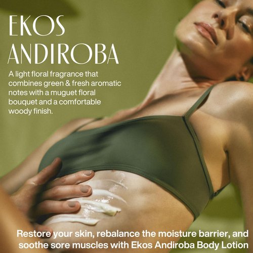 Natura Ekos Andiroba Body Lotion - 30-Hour Moisturization & Muscle Relief - Vegan Skin Care - 13.5 fl oz (400ml)
