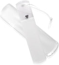 Bona Fide Beauty Czech Glass Foot File - Dual-Sided High Grit Rasp with Protective Sleeve | Clear Color