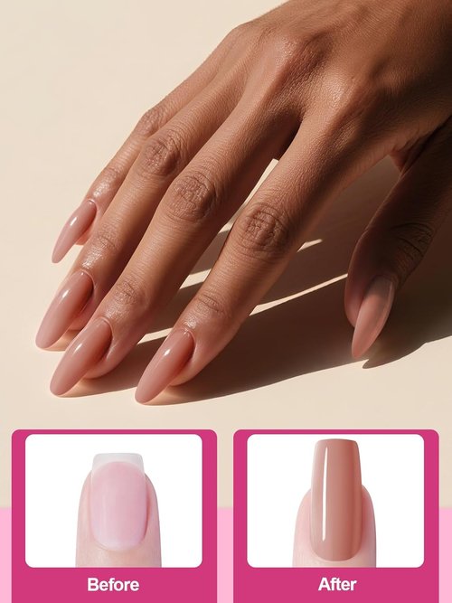 EBANKU Acrylic Nail Powder - Rosy Colors, 120g | Professional Long-Lasting Formula, No Lamp Needed