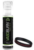 SleekMax, MPA Vasoburn Capsaicin Skin-Gel Pump Bottle, Targets Stubborn Areas, Capsaicin Cream, yohimbine Cream, bundle with a Motivational Wristband Bracelet to motivate and support you (7 oz.)