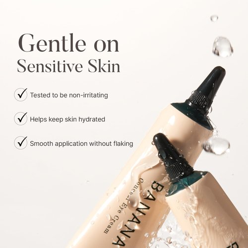 Shaishaishai Banana Conceal Cream - Hydrating Under Eye Cream for Dark Circles & Fine Lines, 0.52 oz