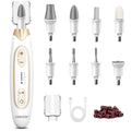 Electric Toe Nail Buffer and Sander, Toenail Grinder for Thick Toenails, Rechargeable Cordless Nail File Drill Set, Manicure and Pedicure Kit, Nails Care Tool for Men Women Seniors Adults Humans