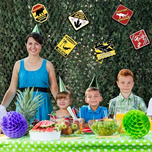 Dinosaur Party Decorations Set - Jungle Dino Birthday Supplies - Variation of THIS listing
