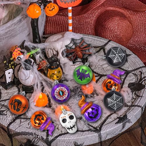 Halloween Ornament Set 30pcs Shatterproof Tree Decorations Indoor - Variation of THIS listing