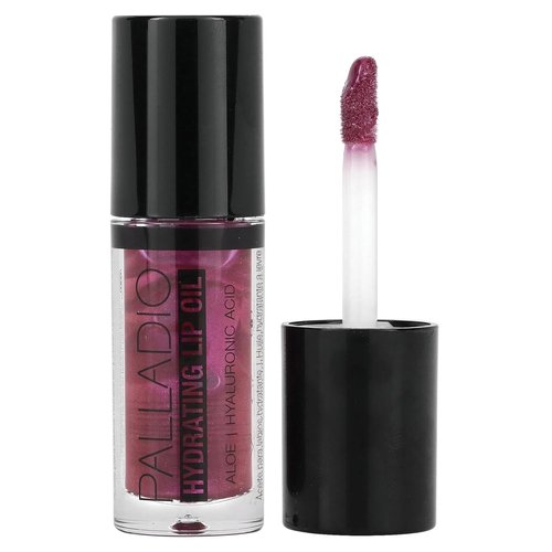 Palladio Hydrating Lip Oil - Non-Sticky Formula with Hyaluronic Acid | Vegan & Cruelty-Free | 0.13 Oz.