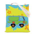 Cartoon Movie Shoulder Bag Machine Car Tote Bag Machine Gift Best Friend Gift Mystery Van Bag (Mystery van T)