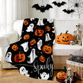 Halloween Blanket Flannel Throw for Couch Bed Camping 50x60 Inches