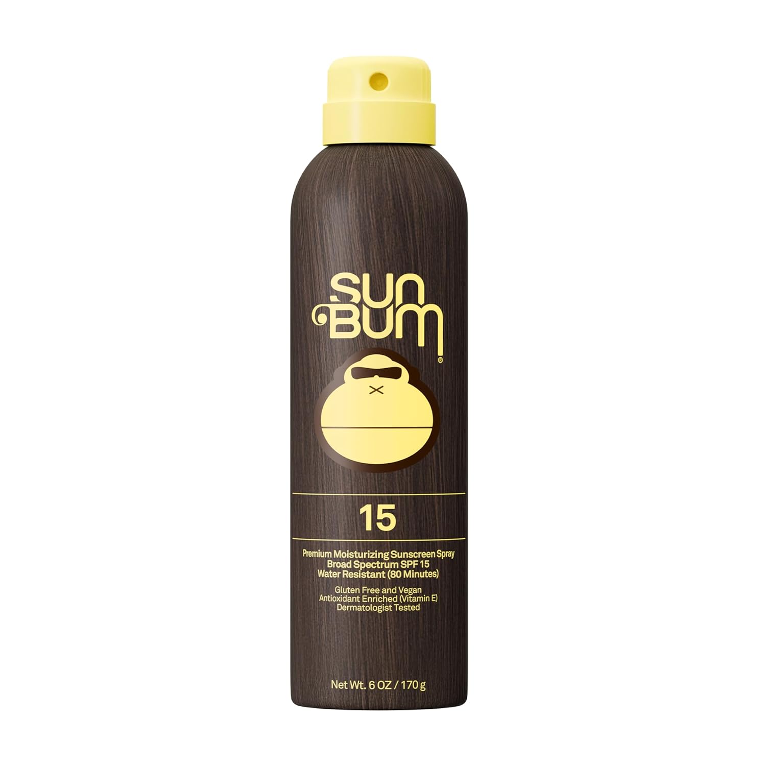 Sun Bum SPF 70 Sunscreen Body Spray - Broad Spectrum Moisturizing Formula with Vitamin E - 6 oz