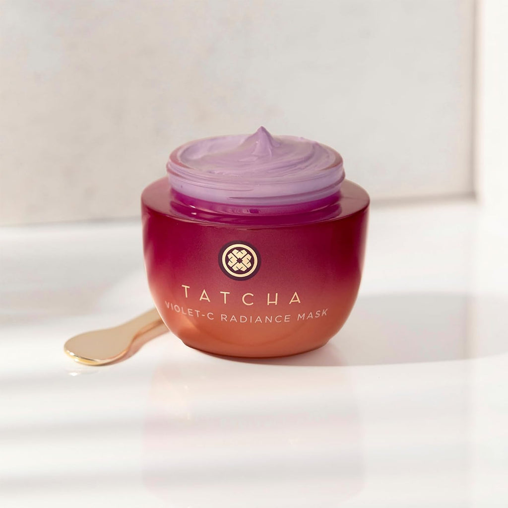 TATCHA Violet-C Radiance Mask - Creamy Firming Treatment with Vitamin C for Glowing Skin | 50 ml / 1.7 oz